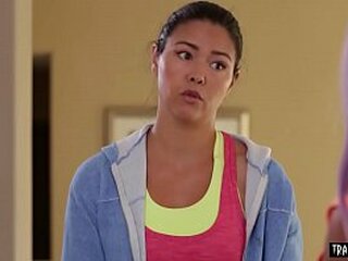 ebony shemale teen cutie analyzed her bisex stepbrother