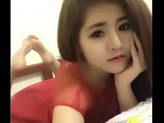 pretty and cute trans masturbates solo