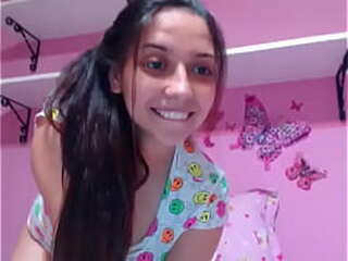 sexy big tits claudia sucks dildo and takes it up her ass in solo session