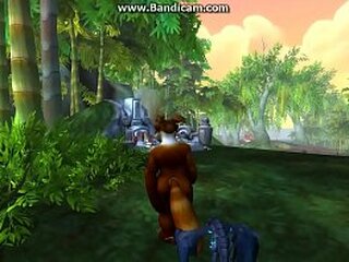 *futa* panda shows off and turns heads