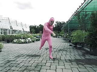 gorgeous ladyboy pleasures herself with wank