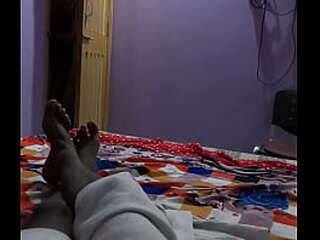 leggy glamour shemale stefany stripping and tugging her shecock