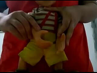 hot ladyboys fucking in threesome bareback at hotel room