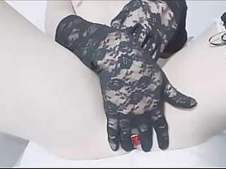 chastity cage, ass movements, butt plug, my first video