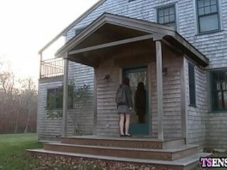 redhead teen shemale got obbsesed with her teacher