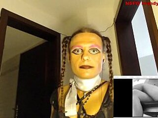 bimbo barbie doll eyes make up - roleplaying