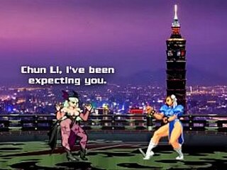 morrigan'_s funtime with chun li