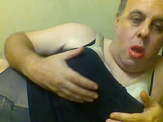 big boobed t-girl has a big cock - full video