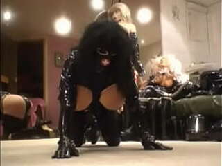 WATCH NOW: Sassy Shemale Strips Down for Raw, Uncut Dick-Diving Action!!