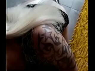 stocking clad tranny renata fucks handsome klaus