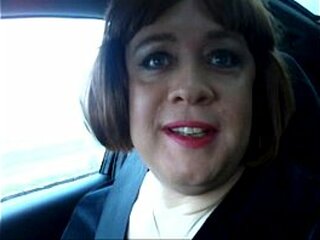 karenbabes real amateur geordie tgirl slut steps out of the car to look for cock