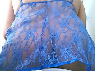 red lingerie shemale emilly wants to spank you