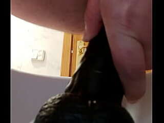 alpha shemale gets oiled up for the cum