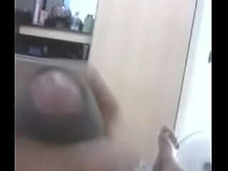 hot shemale roberta violage in stockings masturbates her long dick