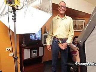 big tits brunette shemale sucked before fucking hard