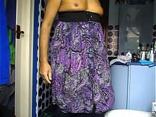 dscn3488 me wearing violet gown.avi