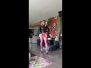 blonde trannies tayssa tally and marcela ramos hardcore sex scene