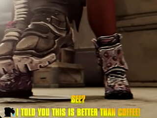 chubby transgender shemale pinky dildo fucks big ass hardcore pov