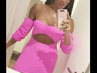 trans angel jacking off her cock